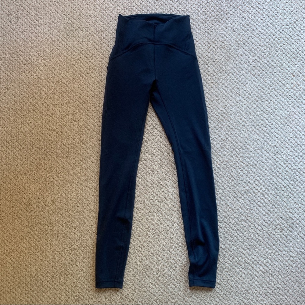 2 PAIRS Lululemon Instill Legging 28” in true navy and black